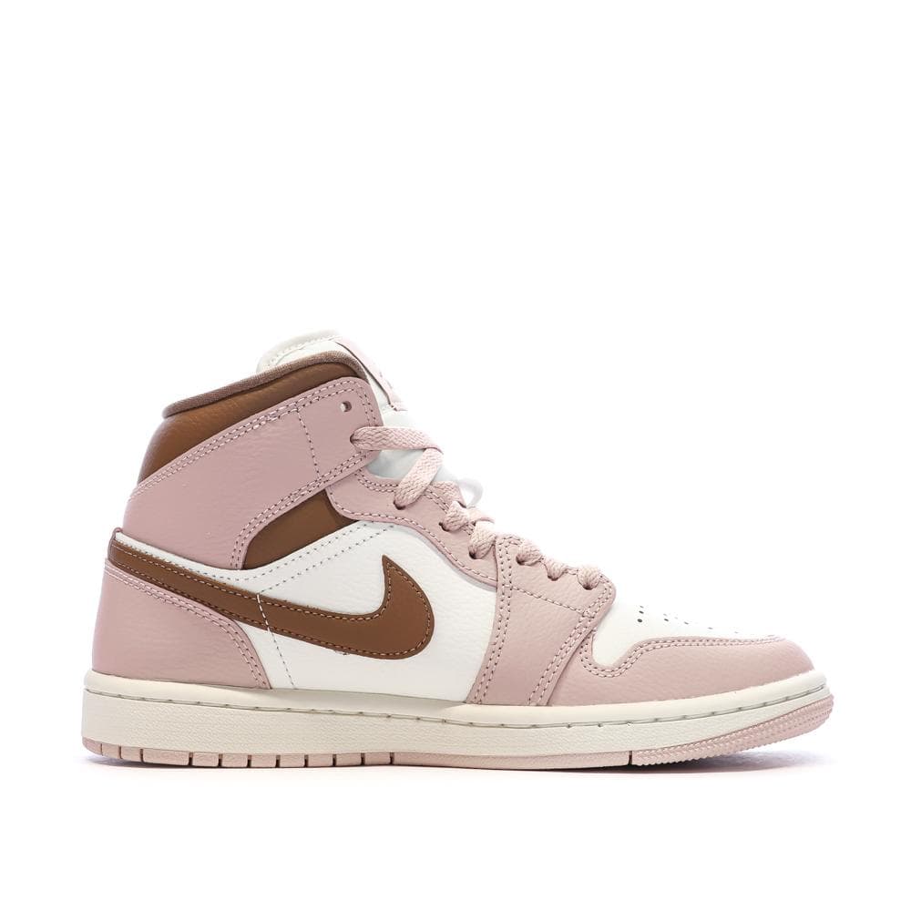 Air Jordan 1 Mid Rose Femme Nike 2