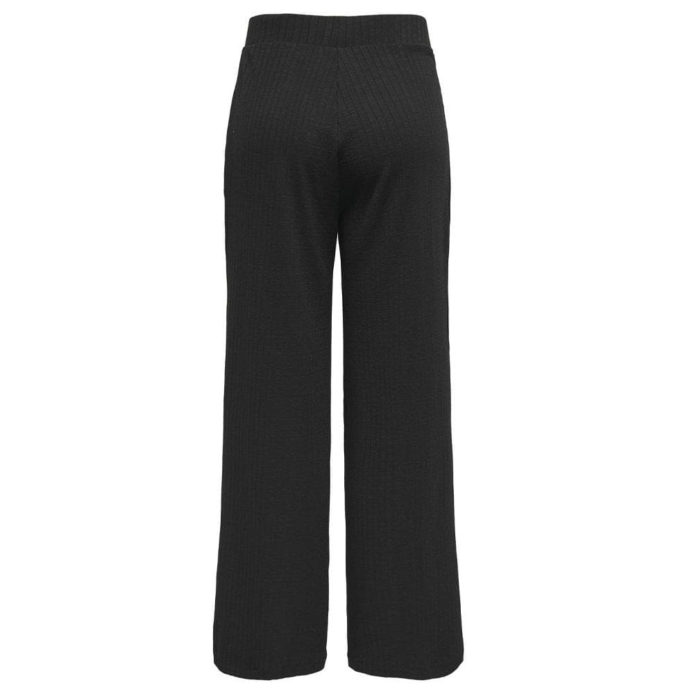 Pantalon Côtelé Noir Femme Only Wide Pant 2