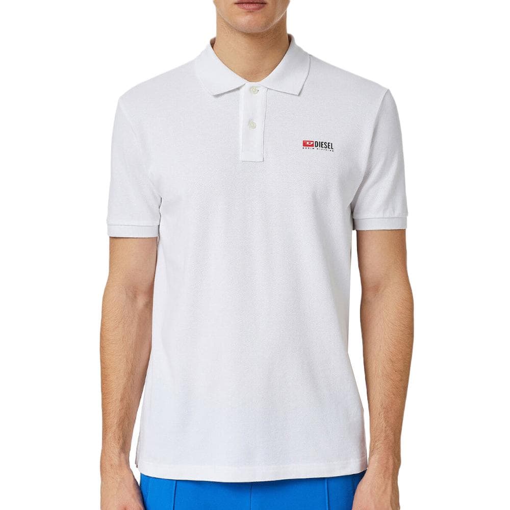 Polo Blanc Homme Diesel RMXZA 1