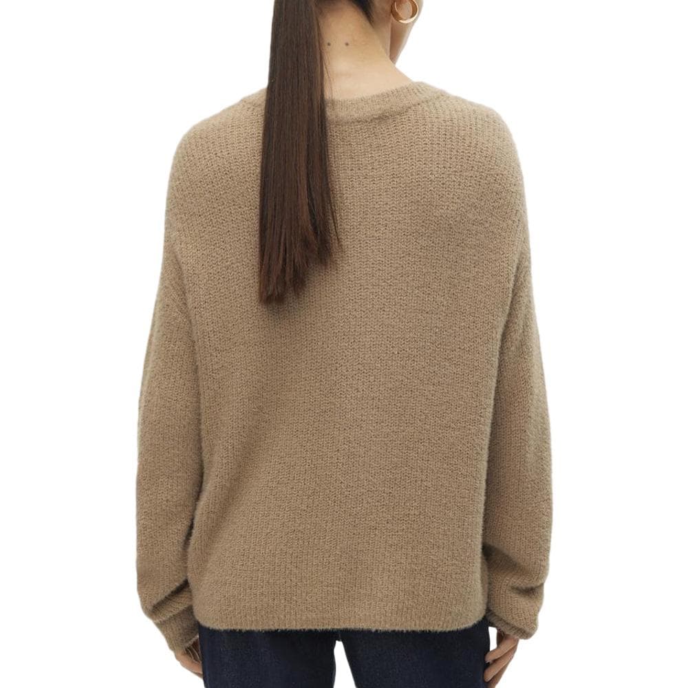 Pull Marron Clair Femme Vero Moda Puff 2