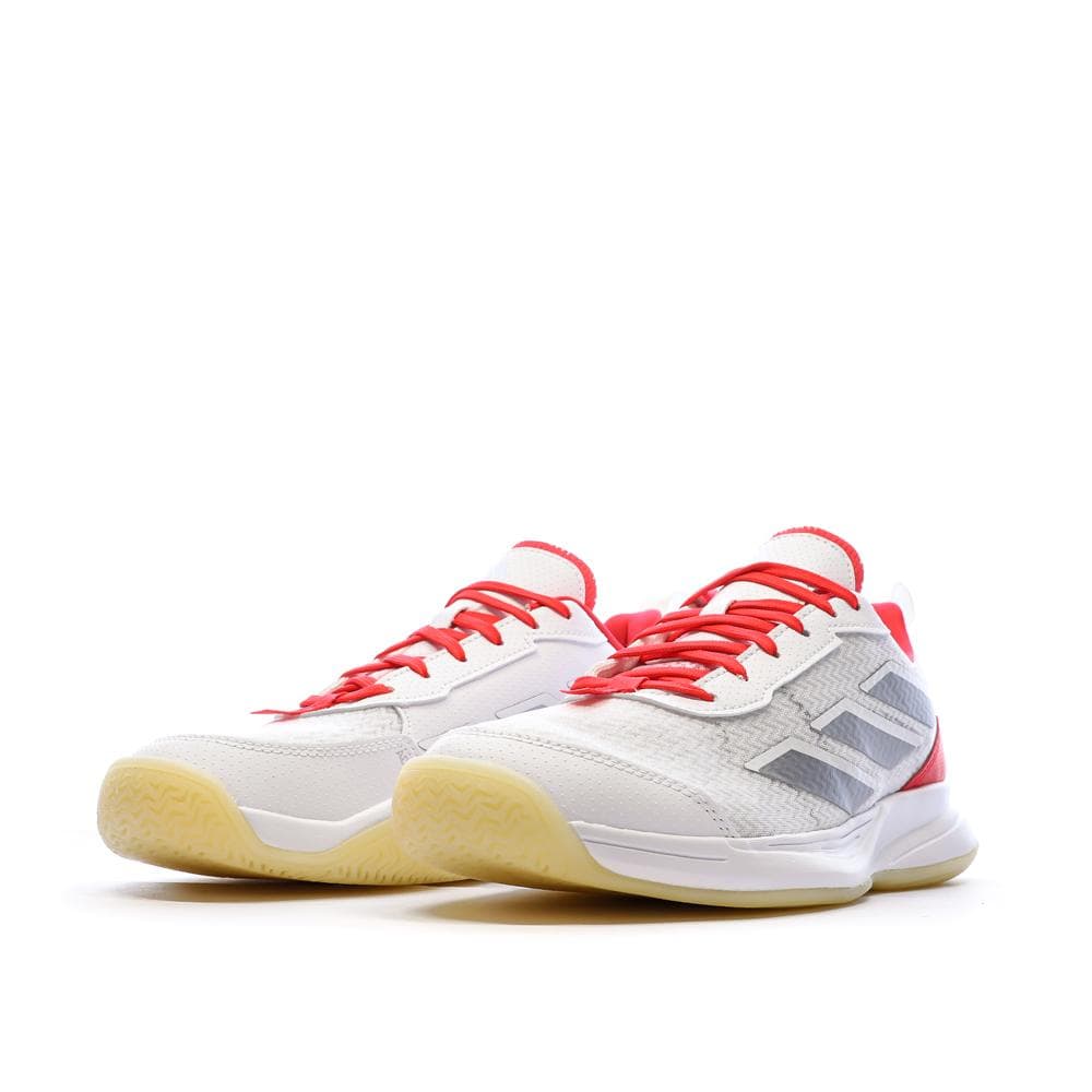 Chaussures de Tennis Blanc/Rouge Femme Adidas Avaflash 6