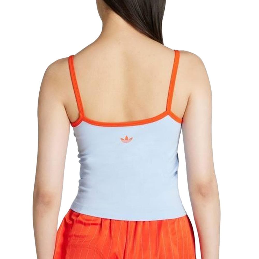 Débardeur Bleu/Orange Femme Adidas Tank 2