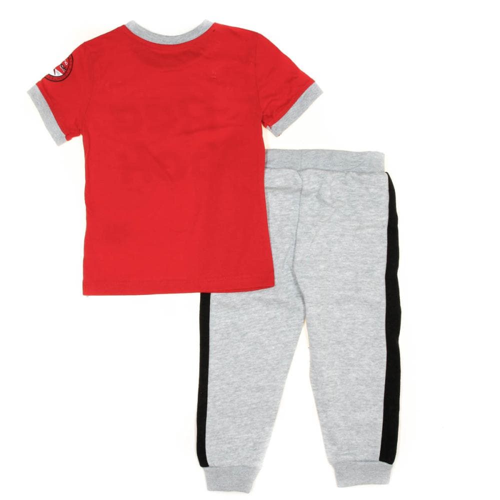 Ensemble Gris/Rouge Garçon Reebok 454 2