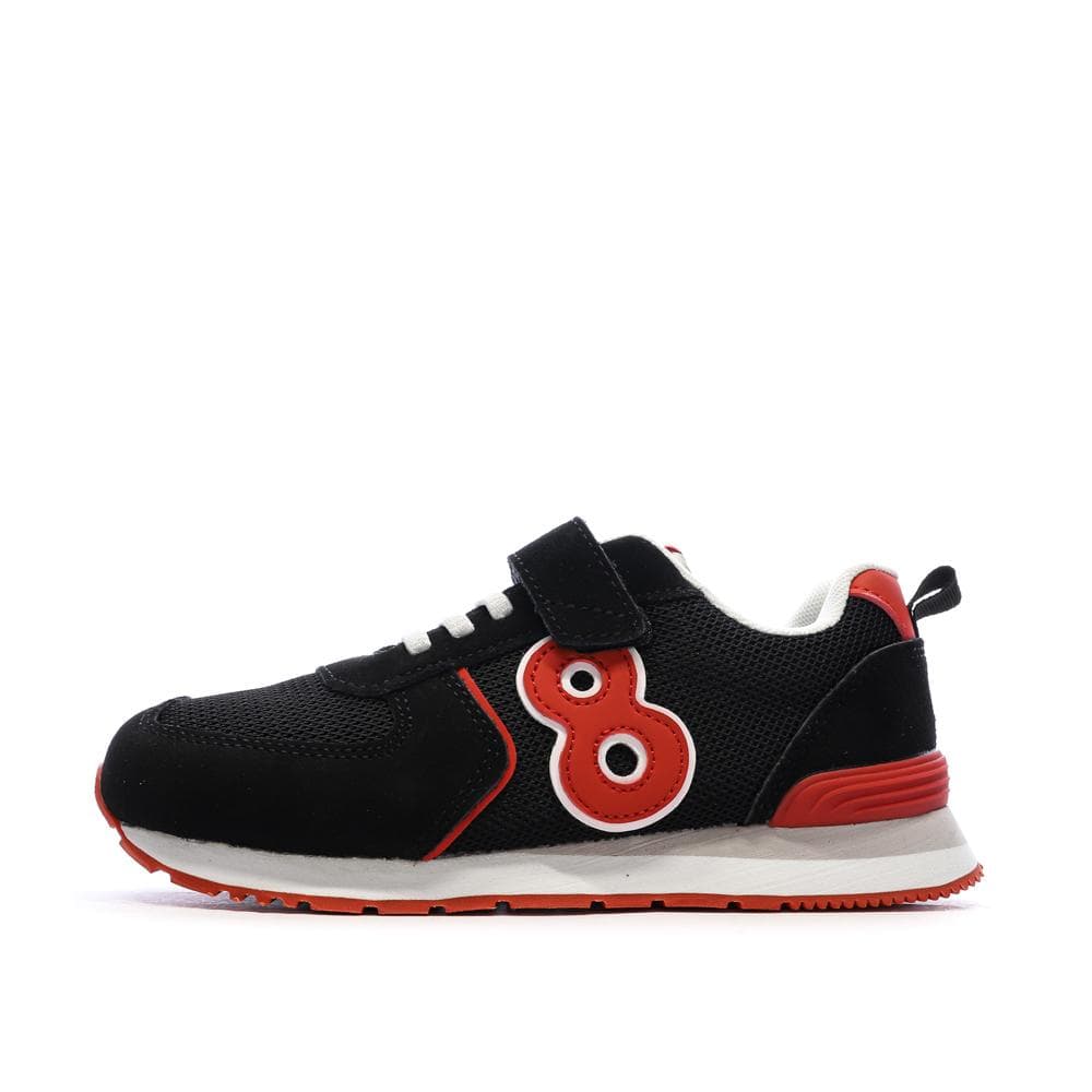 Baskets Noir/Rouge Garçon MOD8 Snooklace 1