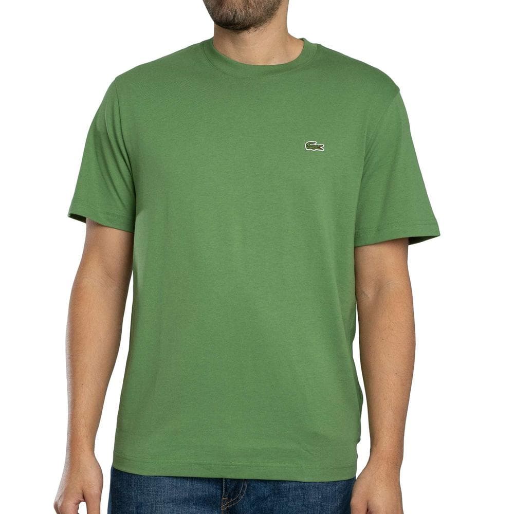 T-Shirt Vert Homme Lacoste Essentiel 1