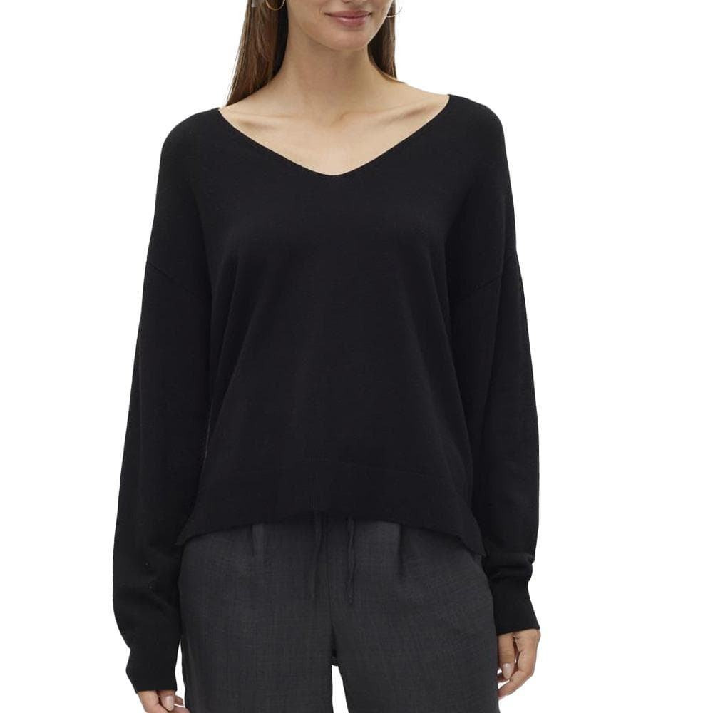 Pull Noir Femme Vero Moda Breezesss 1