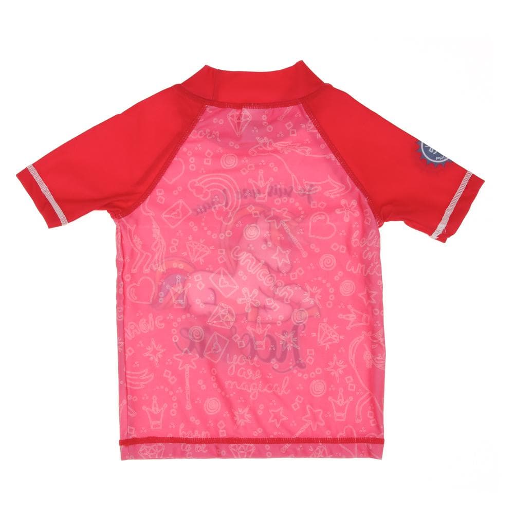 Lycra anti UV Rose Fille Arclo Licorne 2