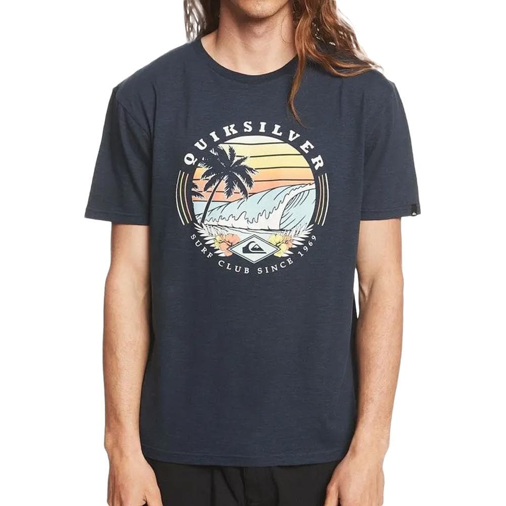 T-Shirt Marine Homme Quiksilver Qssurfclubii 1
