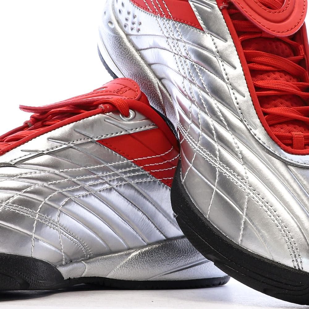 Baskets Argent/Rouge/Noir Garçon Puma Goalgetter 7