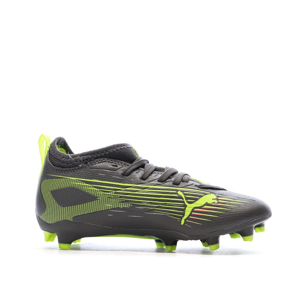 Chaussures de Foot Gris/Jaune Junior Puma Ultra 5 Match FG/AG 2