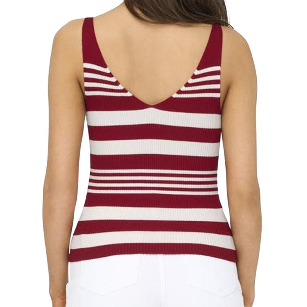 Débardeur Rouge/Blanc Femme Only Orvieto 2