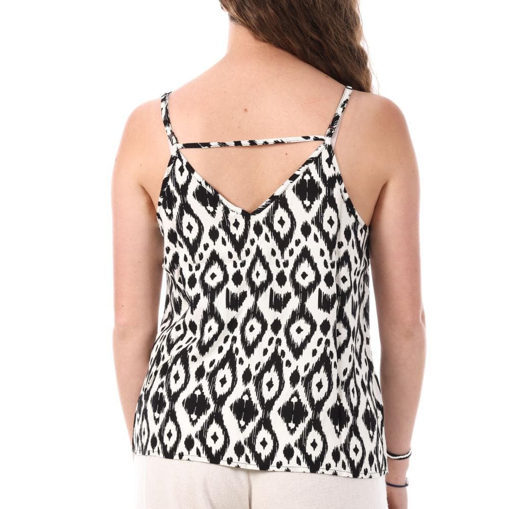 Débardeur Blanc/Noir à Motifs Femme Only Nova Life Paris 2