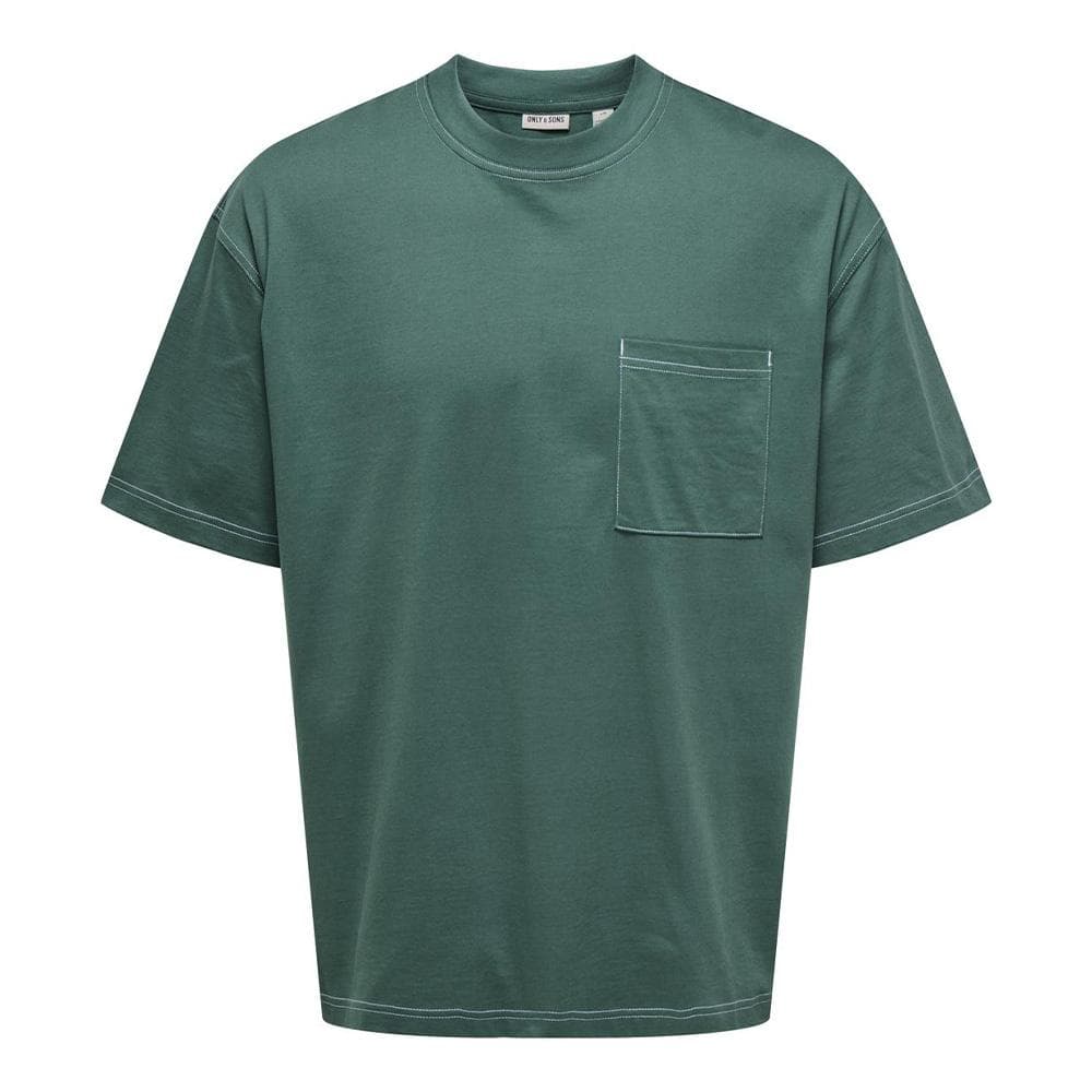 T-Shirt Vert Homme Only & Sons Larry Life 1