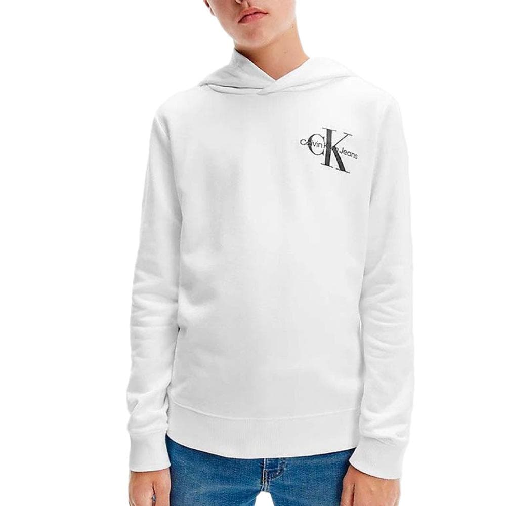 Sweat Blanc Garçon Calvin Klein Jeans Small 1