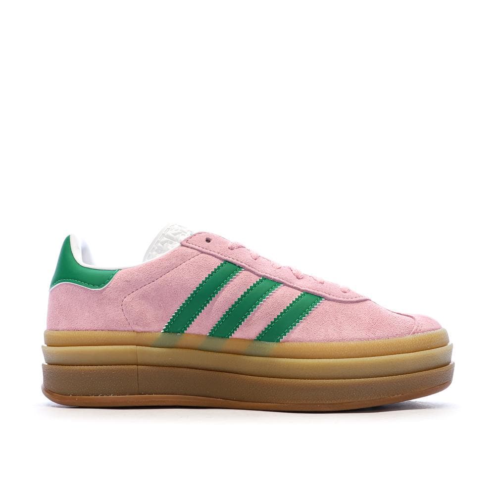 Baskets Roses/Vertes Femme Adidas Gazelle 2