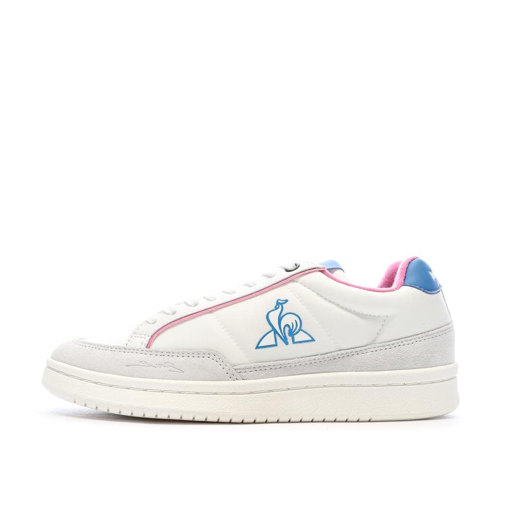 Baskets Blanches/Roses/Bleu Femme Le Coq Sportif Noah 1