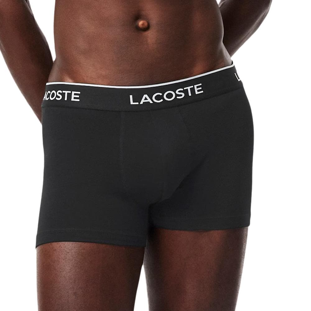 x3 Boxers Noires Homme Lacoste 5H1300 1
