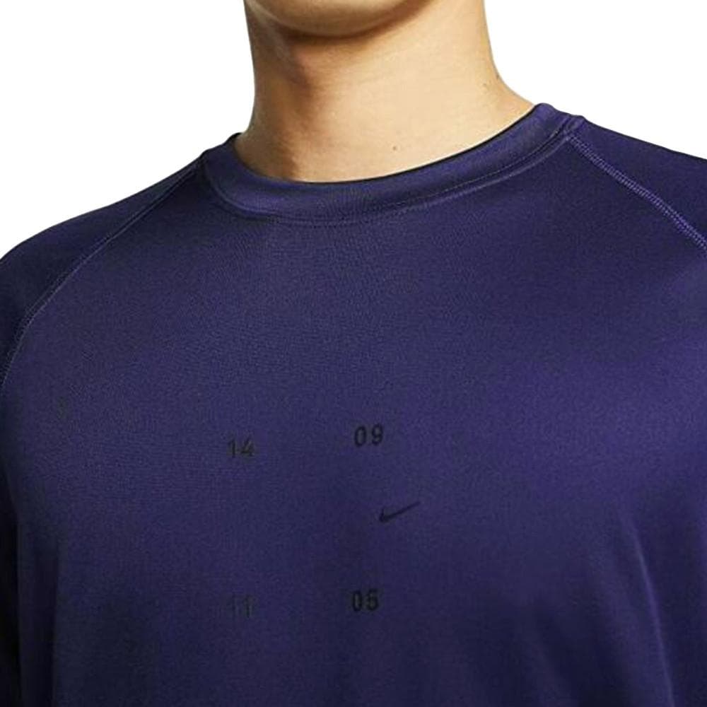 T-shirt de Running Bleu Foncé Homme Nike Knit 3