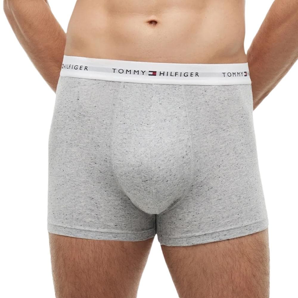 x3 Boxers Noir/Blanc/Gris Homme Tommy Hilfiger Trunk1 2