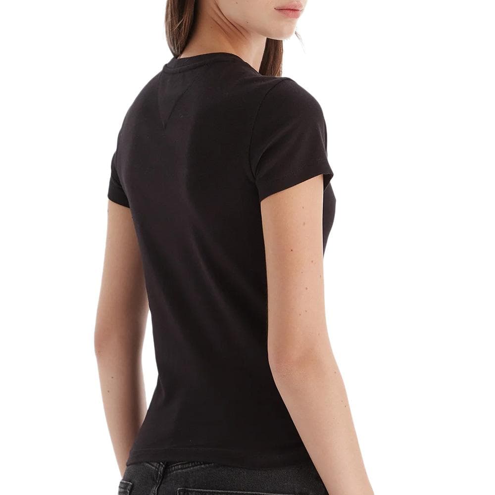 T-Shirt Noir Femme Tommy Hilfiger DW0DW21550 2