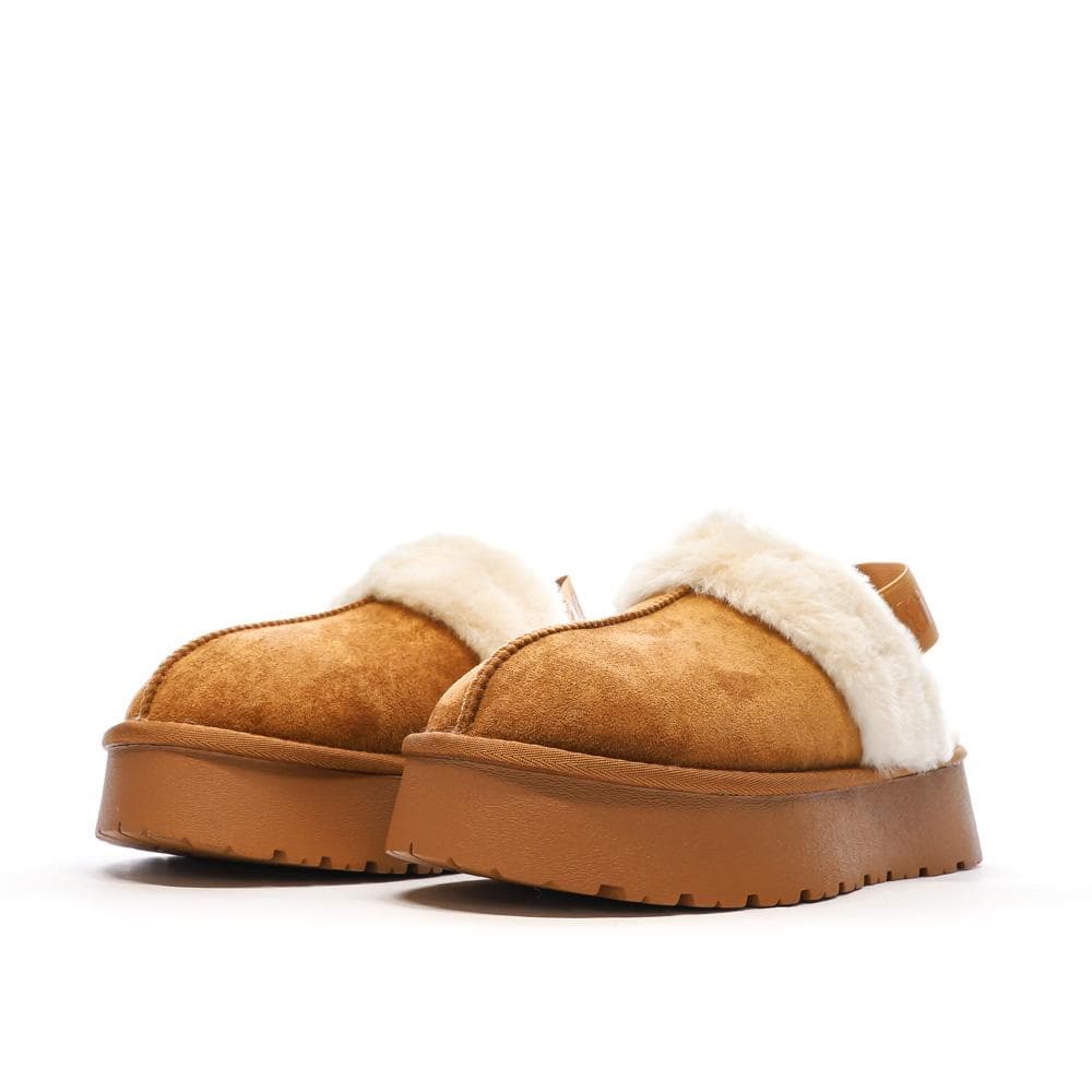 Sabots fourrés à élastique Camel Femme Xti Microfiber 7