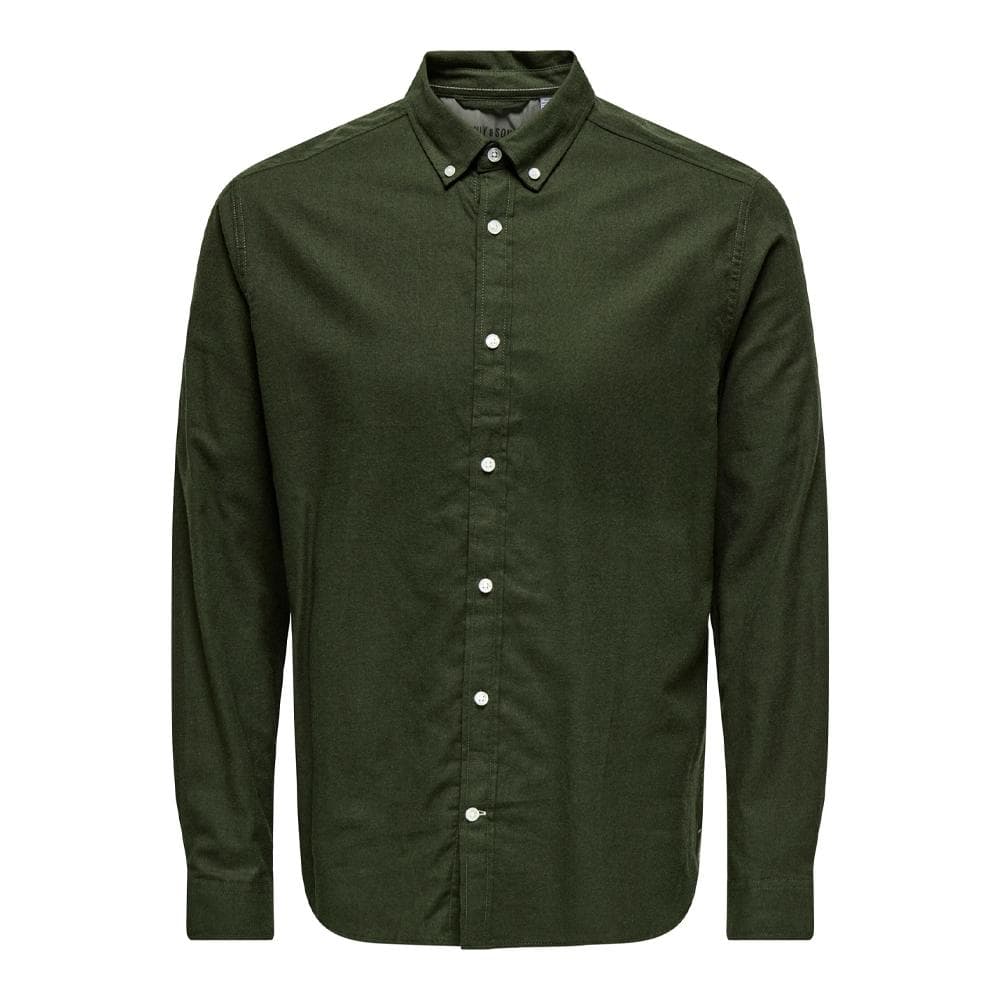 Chemise Kaki Homme Only & Sons Road Life 1