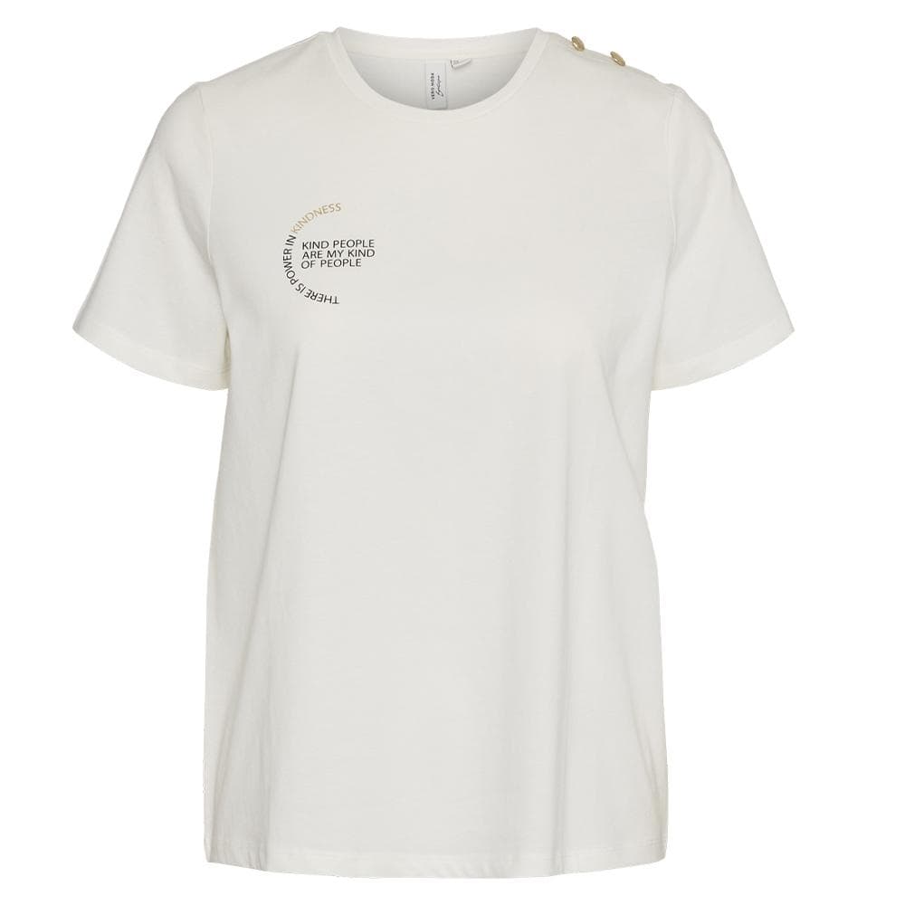 T-shirt Blanc Femme Vero Moda Vita 1
