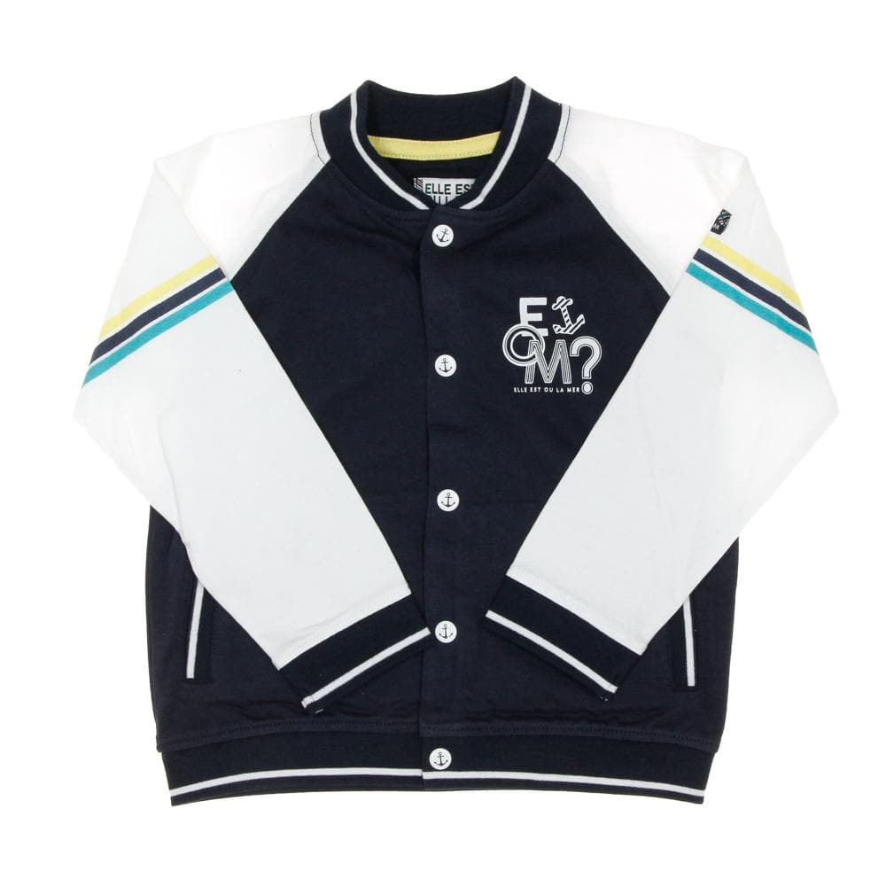 Veste Marine/Blanc Garçon EOM Davys 1