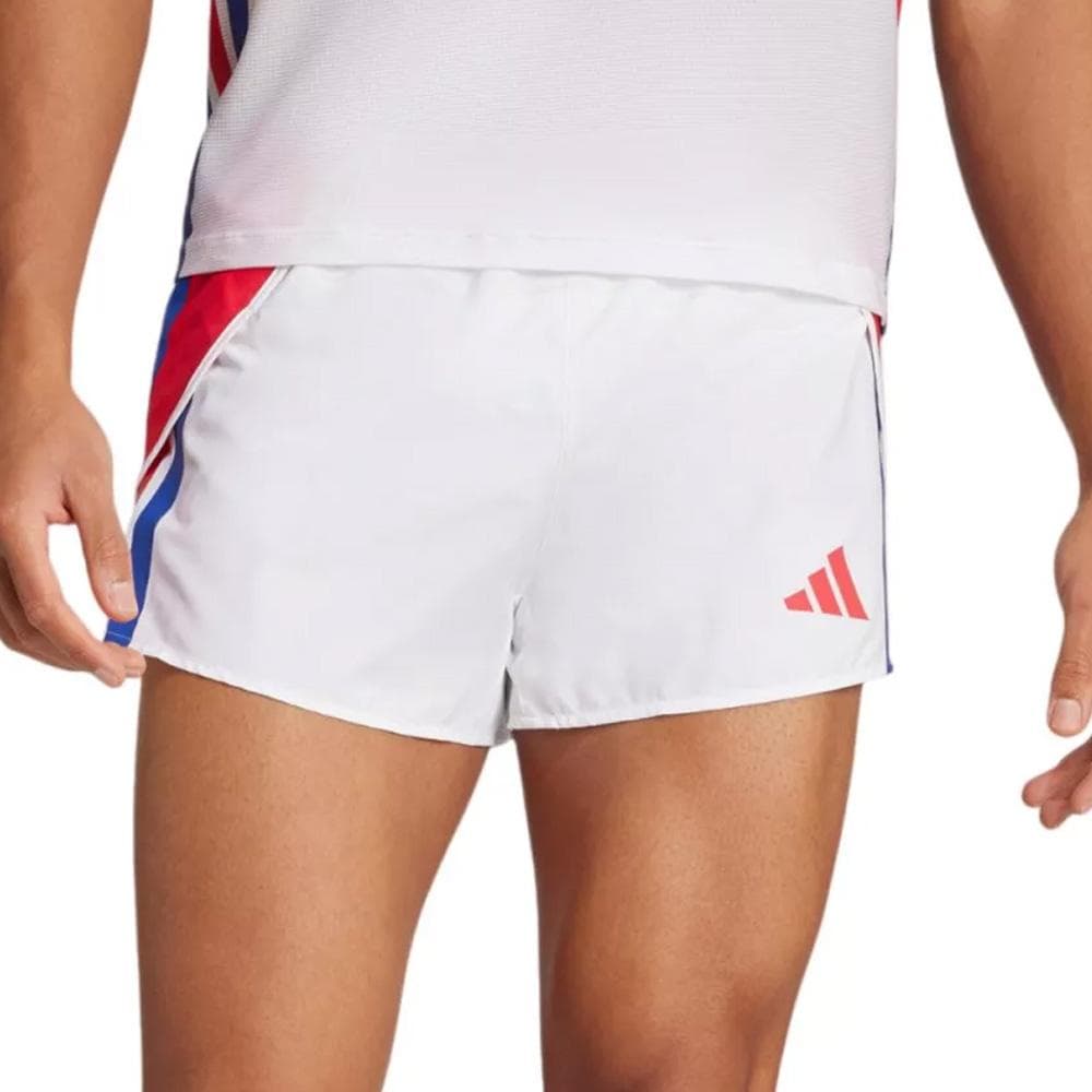 Short de Running Blanc Adidas Adizero 1