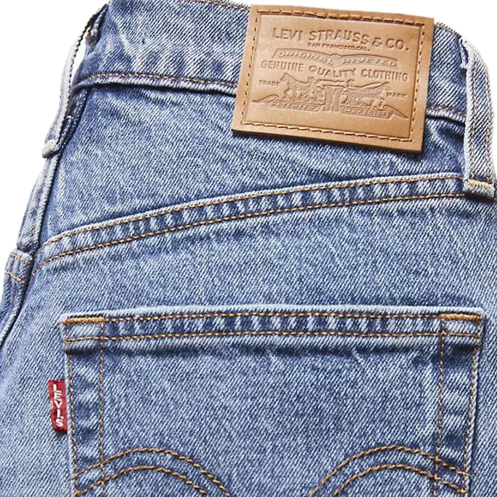 Jean Bleu Femme Levi's Ribcage Bells Med 3