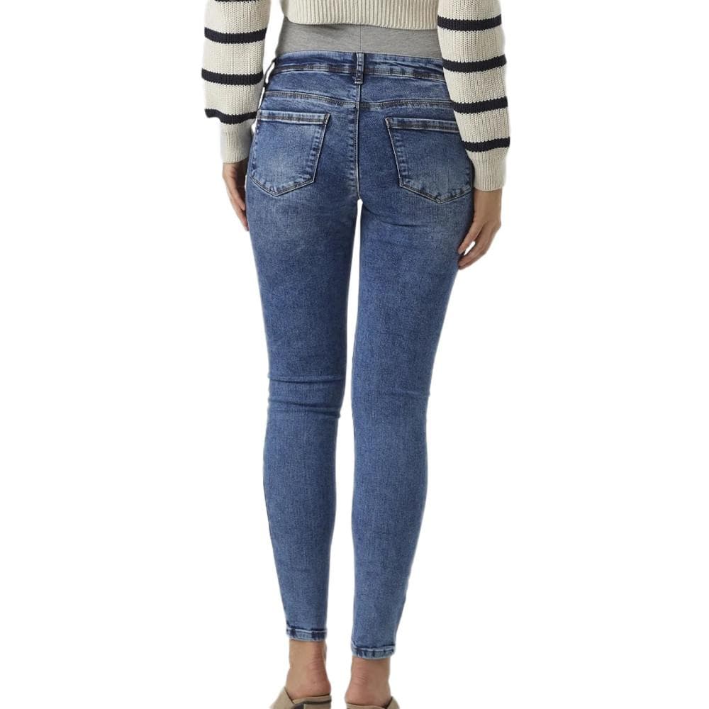 Jean Slim Bleu Femme Mamalicious Roma 2