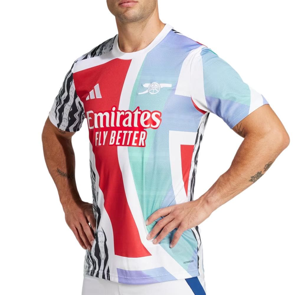Arsenal Maillot Prématch Homme Adidas Preshi 24/25 1