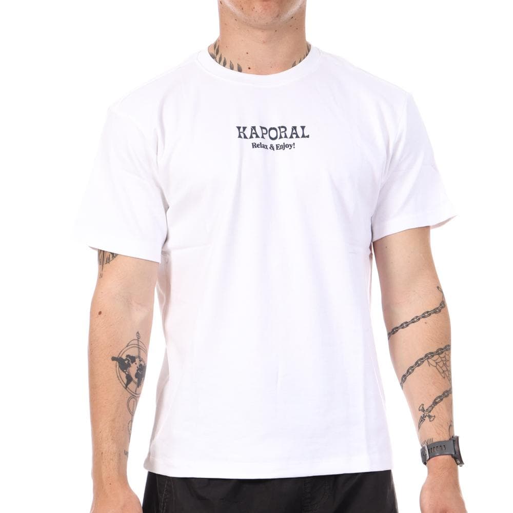 T-Shirt Blanc Homme Kaporal TYGAE 1