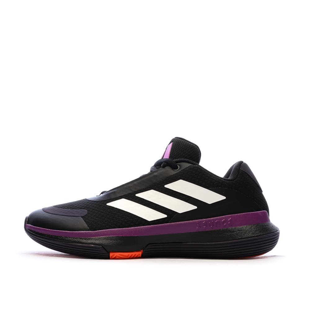 Chaussures de Basketball Noires/Violettes Homme Adidas Bounce IG9104 1