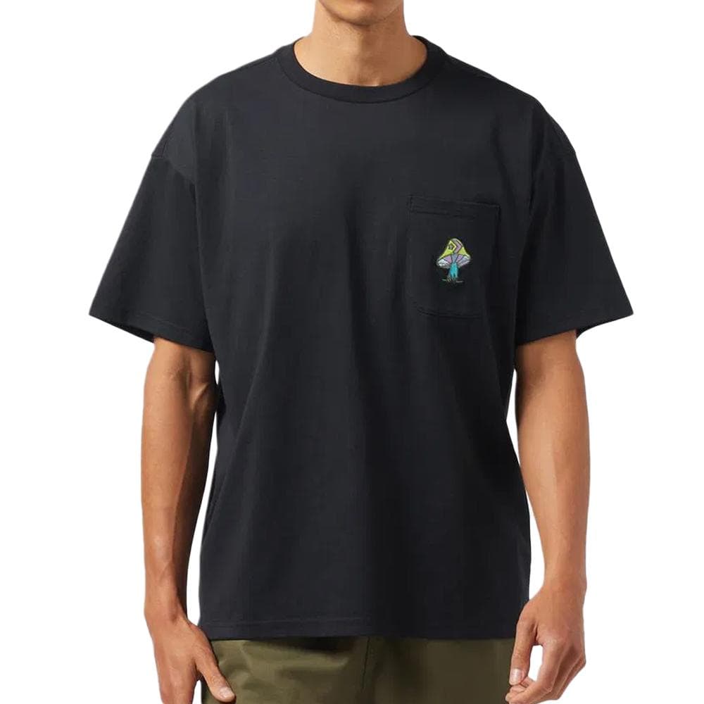 T-shirt Noir Homme Converse Mushroom 1