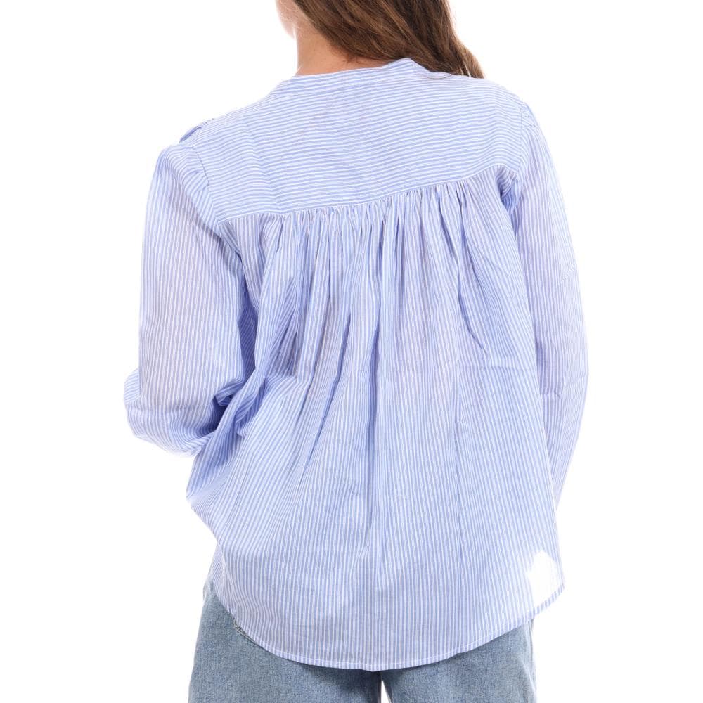 Blouse Bleu/Blanche Femme Goa Ros 2
