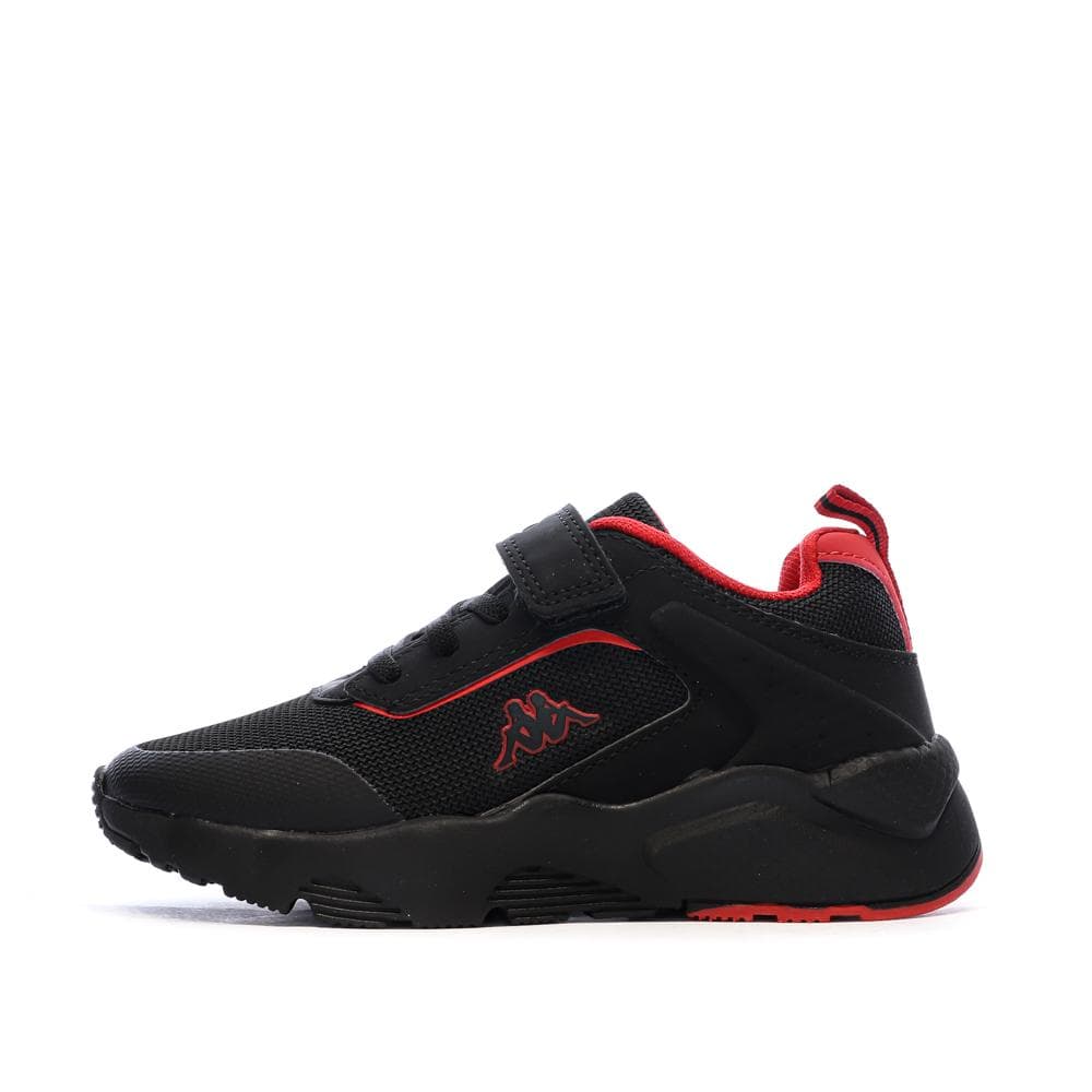 Baskets Noires/Rouge Garçon Kappa Logo Safir 2 1