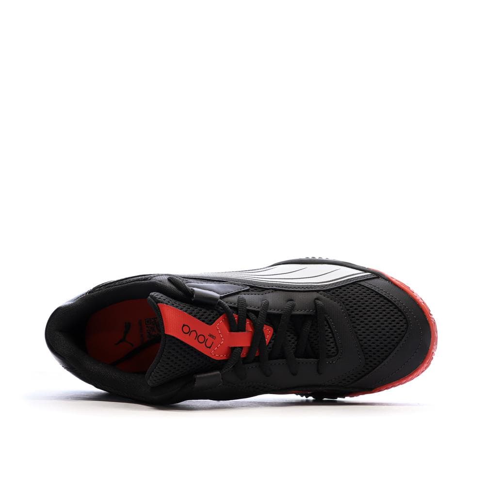 Chaussures de Padel Noires/Rouges Homme Puma Nova Court 4