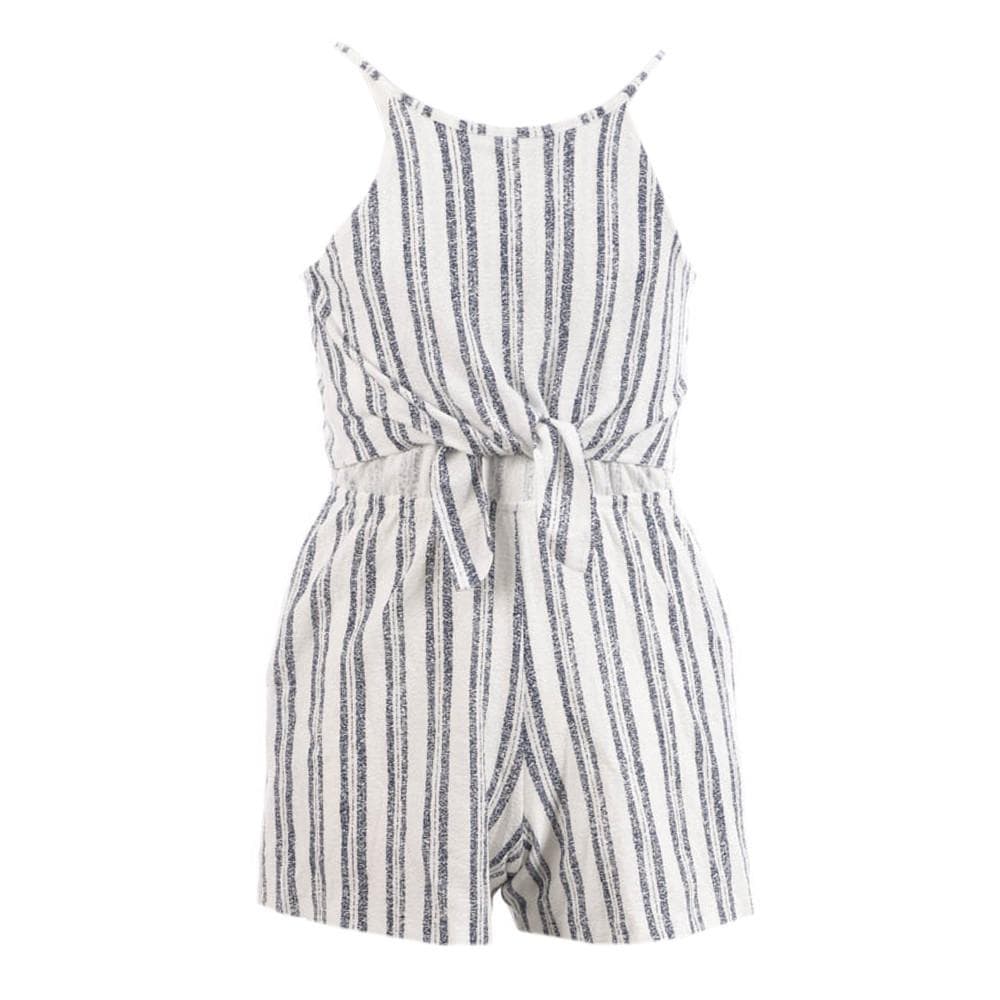Combishort Rayures Marine/Ecru Fille Teddy Smith Cavana 1