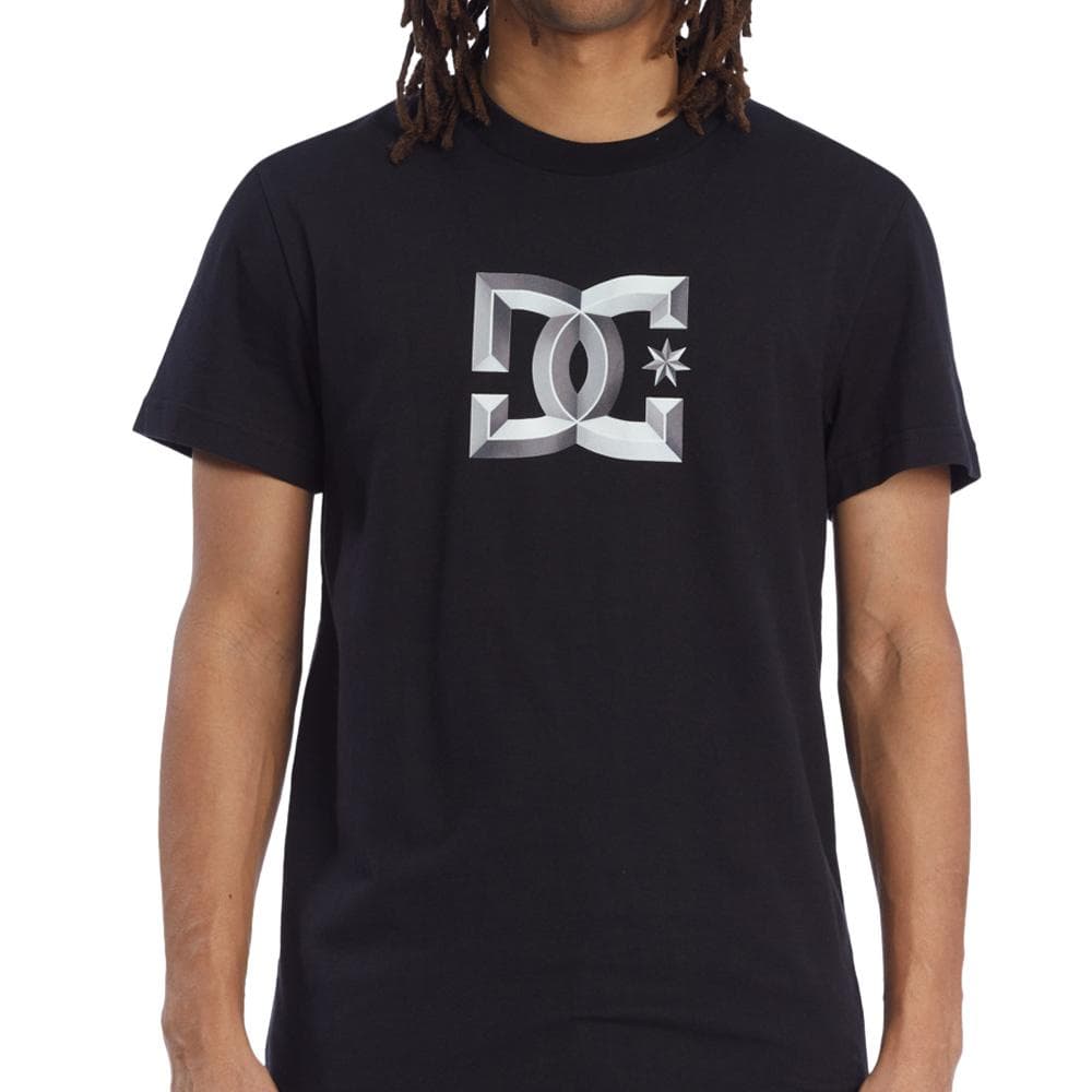 T-Shirt Noir Homme Dc shoes Star Bevelled 1