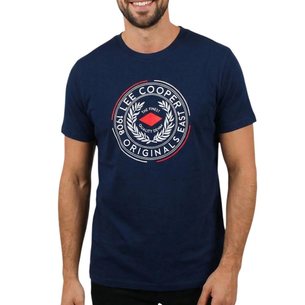 T-Shirt Marine Lee Cooper LCN822 1