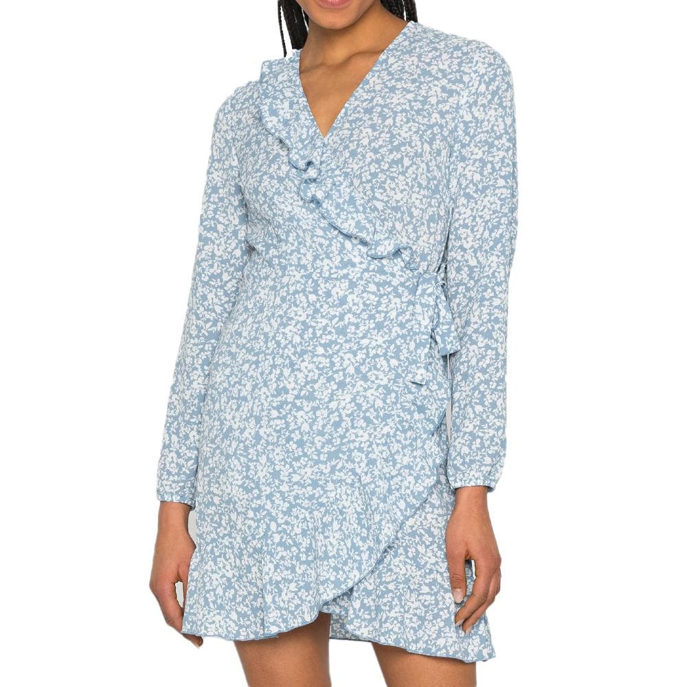 Robe Bleu/Blanche Femme Only Carly 1