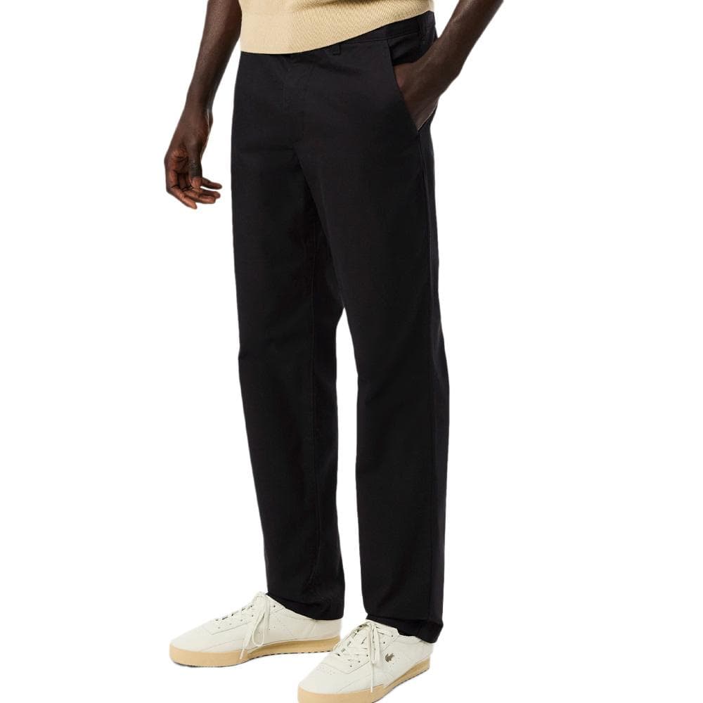 Pantalon fluide Noir Homme Lacoste HH3332 1