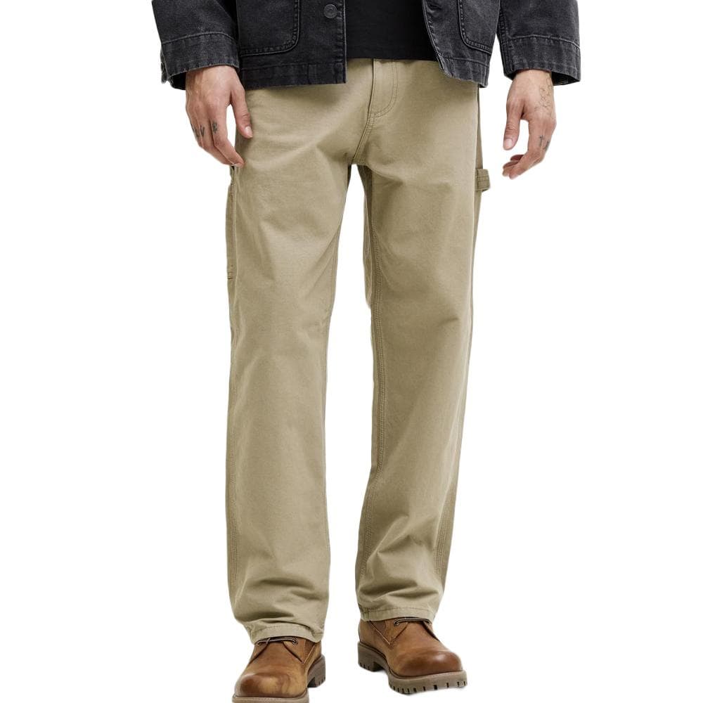Pantalon Beige Homme Jack & Jones Heddie Carpenter 1