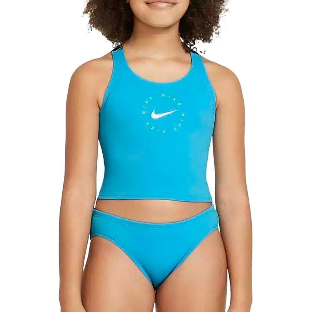 Maillot de bain 2 pieces Turquoise Fille Nike NESSB716 1