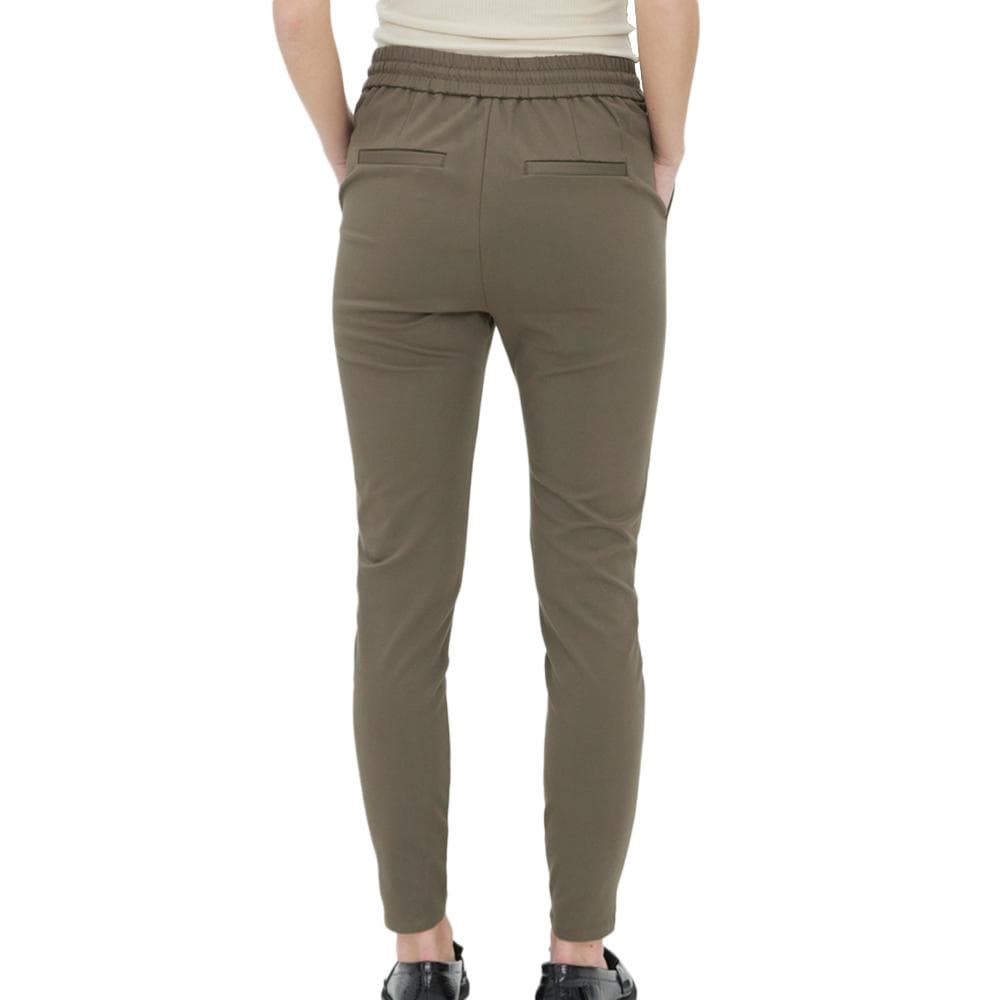 Pantalon Kaki Marron Femme Meva 2