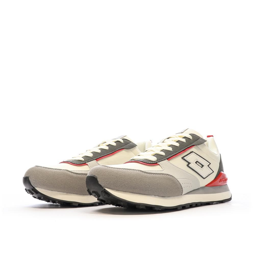 Baskets Beige/Gris Homme Lotto Twenty 5 6