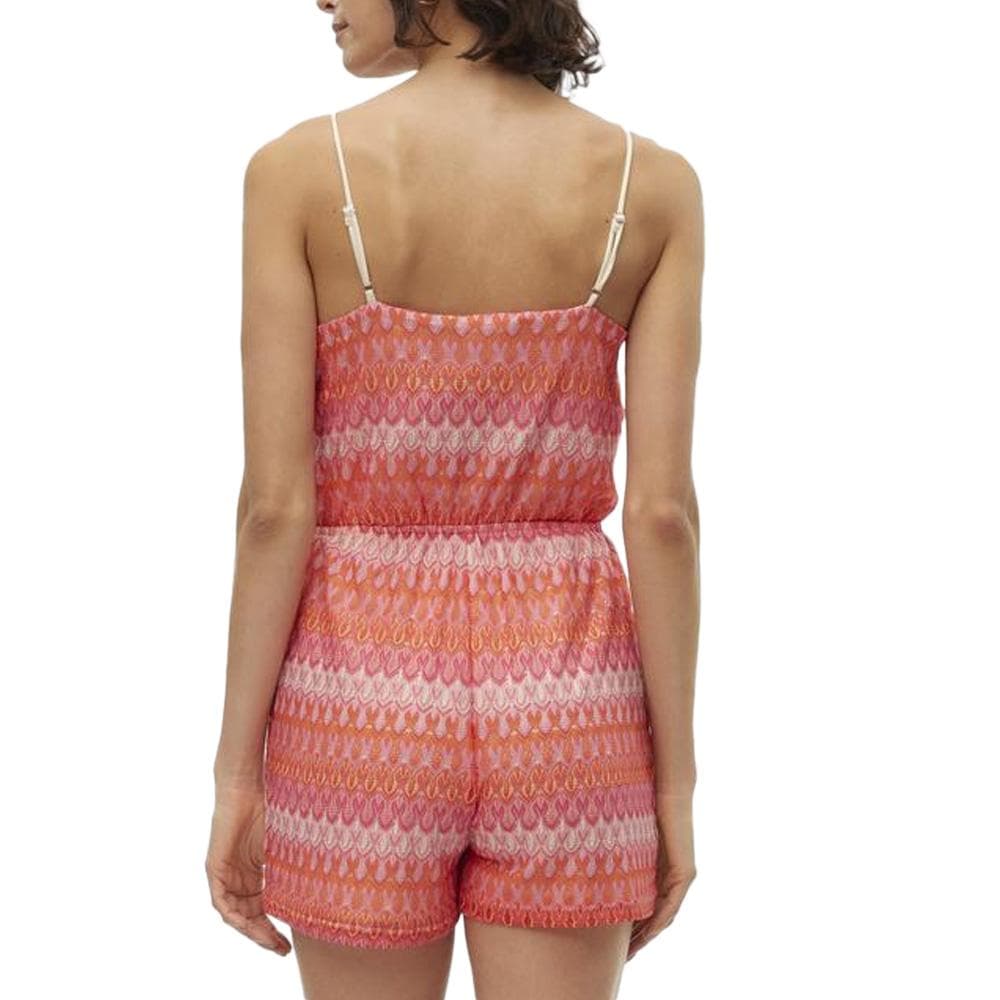 Combi-Short Rose/Rouge Femme Vero Moda Dicte Singlet 2