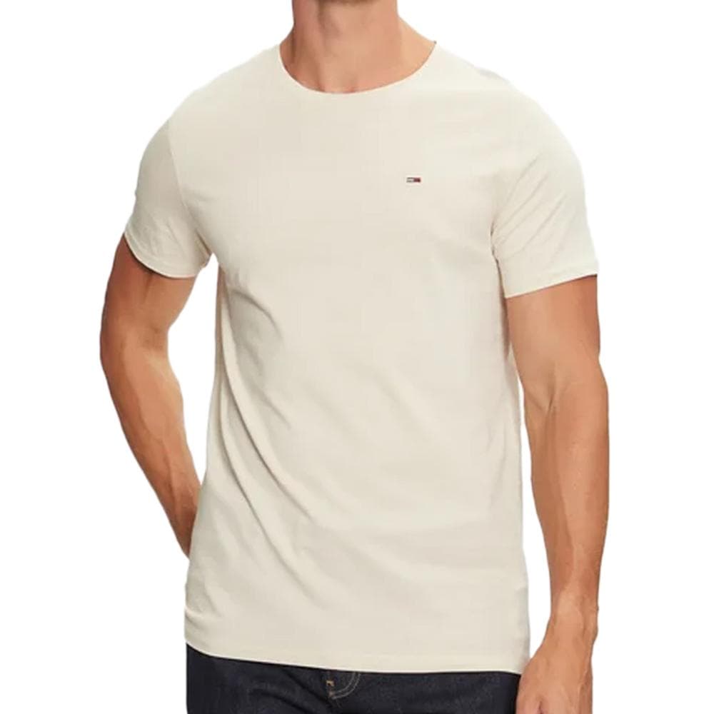 T-shirt Beige Homme Tommy Hilfiger Jersey 1