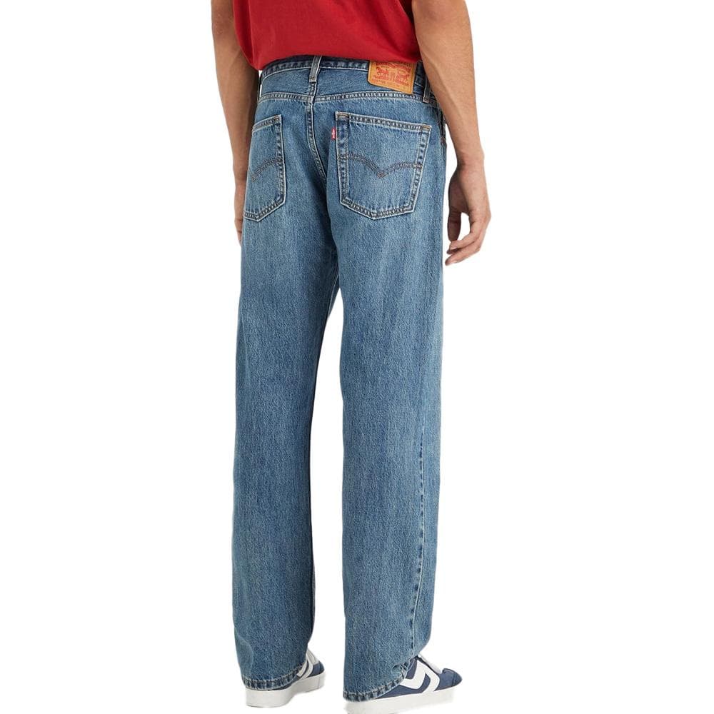 Jean 555 Bleu Homme Levi's Relaxed Straight Med Indig 2